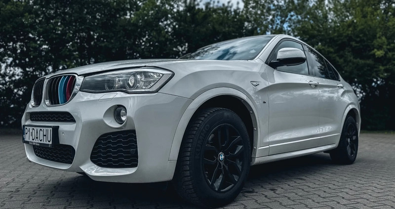 BMW X4 cena 99015 przebieg: 108500, rok produkcji 2014 z Recz małe 137